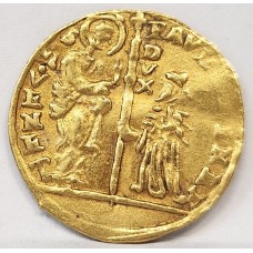 ITALY 1779-1789 . ONE 1 ZECCHINO . GOLD COIN